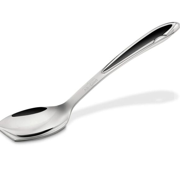 All Clad Cook & Serve Stainless Steel Solid Spoon - Picture 1 of 8